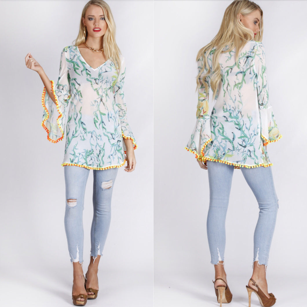 Spicy Sugar - Tropical Twist Kaftan - Dilux Designs