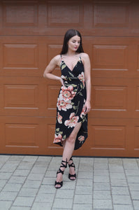 Blossom - Giselle Floral Midi Dress - Dilux Designs