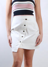 Spicy Sugar - Asymmetrical Stud Front Mini Skirt
